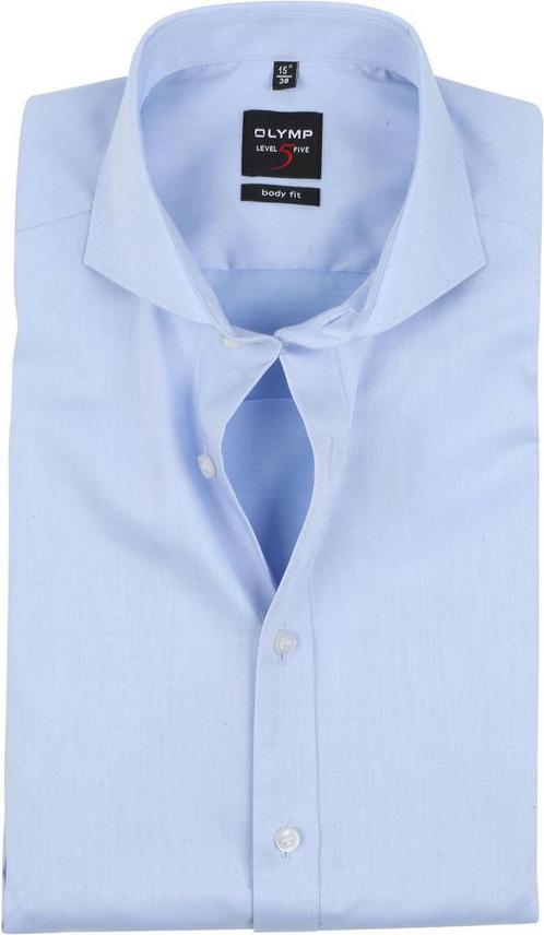 OLYMP Overhemd Level 5 Lichtblauw BF maat 44 Heren, Kleding | Heren, Overhemden, Nieuw, Verzenden