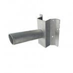 Muursteun straatlamp 60mm, Ophalen of Verzenden, Nieuw, Rvs