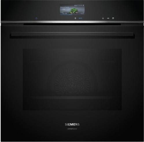 Siemens HS736GDB1 extraKlasse inbouw combi-stoomoven - zwart, Witgoed en Apparatuur, Ovens, Inbouw, Stoom, Nieuw, Oven, 45 tot 60 cm