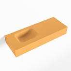 MONDIAZ LEX Ocher vrijhangende solid surface wastafel 80cm., Ophalen of Verzenden, Nieuw, Overige typen