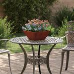 vidaXL Tuin Bloempot 5 pcs Roestig 35 x 35 x 15 cm, Tuin en Terras, Minder dan 30 cm, Verzenden, Minder dan 60 cm, Nieuw