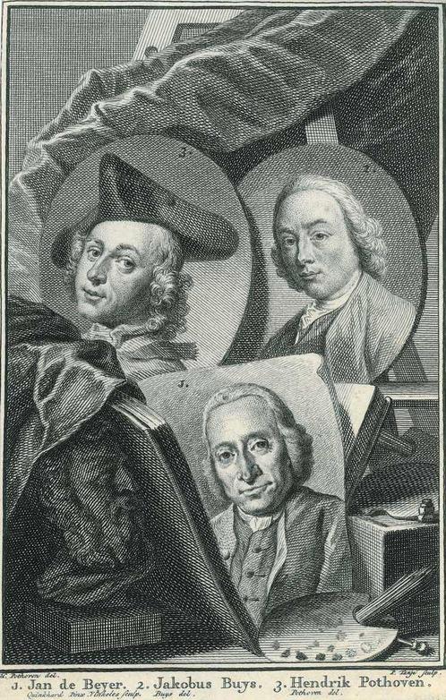 Portrait of Jan de Beijer, Antiek en Kunst, Kunst | Etsen en Gravures
