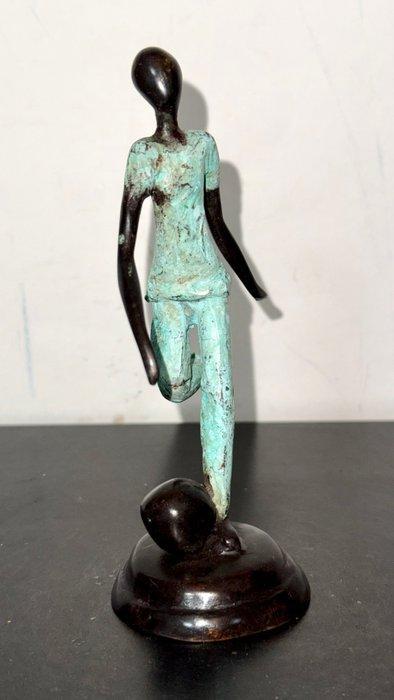 Derme Abdoulaye - sculptuur, Figurine - 17 cm - Brons, Antiek en Kunst, Curiosa en Brocante