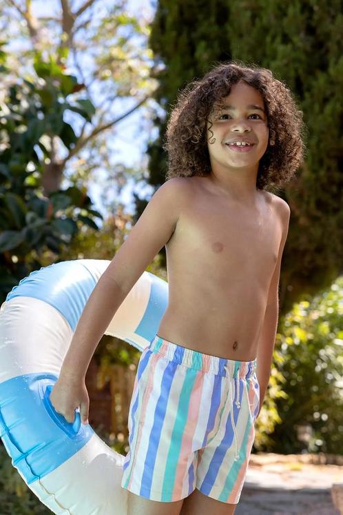 Swim Shorts Multi Colour Stripes UV50 Maat 110 110, Kinderen en Baby's, Babykleding | Maat 50, Jongetje, Nieuw, Ophalen of Verzenden
