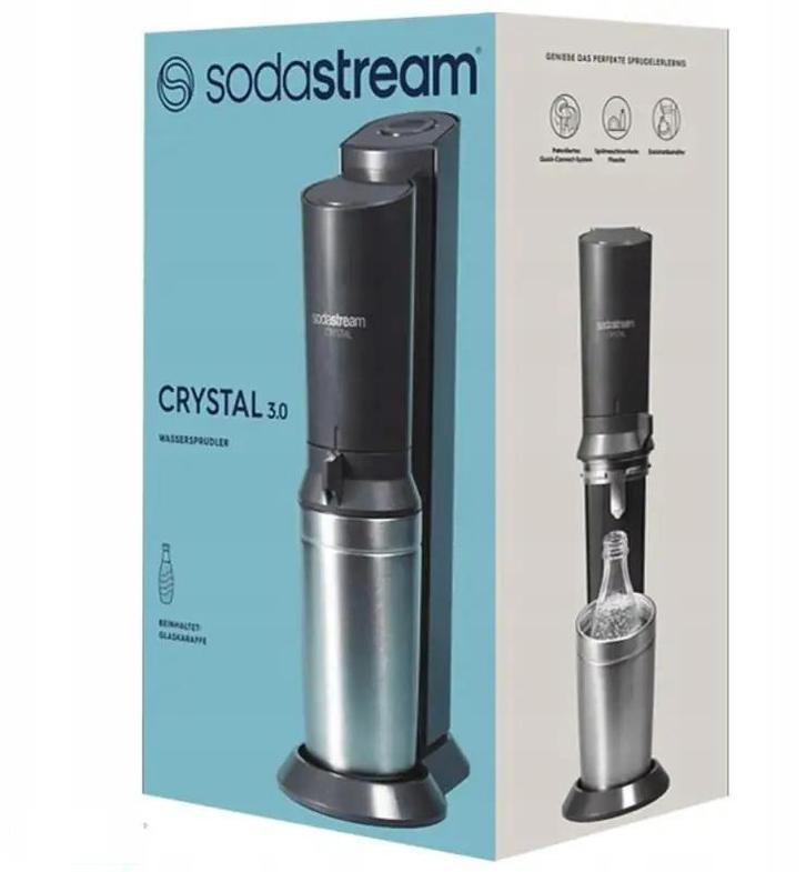 SodaStream | Crystal 3.0 | Koolfles en glazen karaf, Witgoed en Apparatuur, Bruiswatermachines, Nieuw, Verzenden