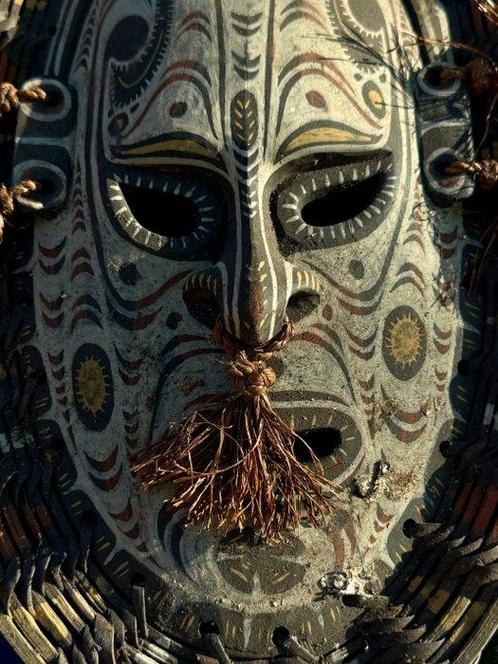 Decoratieve masker - slakken - Papoea-Nieuw-Guinea (Zonder, Antiek en Kunst, Kunst | Niet-Westerse kunst
