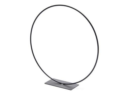 Frame metalen ring op voet 25cm zwart, Hobby en Vrije tijd, Knutselen, Nieuw, Ophalen of Verzenden