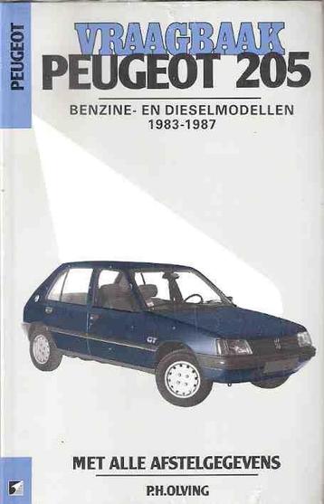 Vraagbaak Peugeot 205 benzine- en dieselmodellen, 1983-1987 beschikbaar voor biedingen
