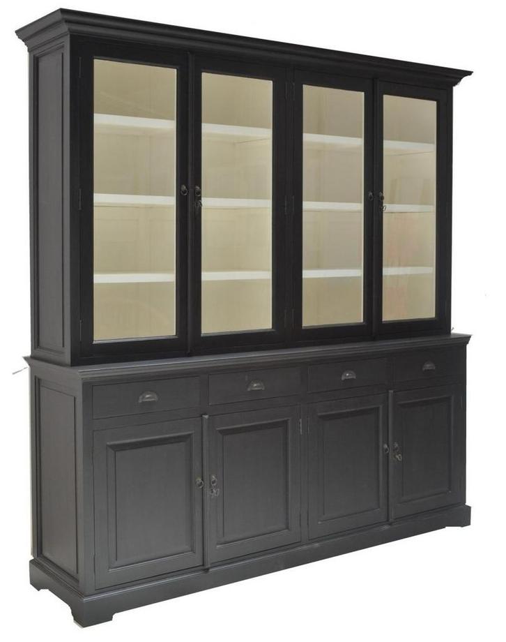 Buffetkast Haarlo zwart, Huis en Inrichting, Kasten | Buffetkasten, Ophalen of Verzenden