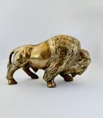 sculptuur, Bison - 3,6 kg - 15 cm - Verguld brons, Antiek en Kunst