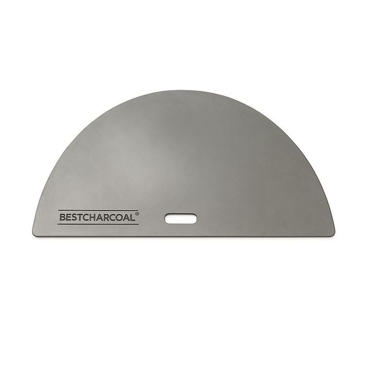 Compact halvemaanvormige RVS Griddle, Tuin en Terras, Houtskoolbarbecues, Verzenden