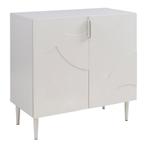 Commode Starvili dressoir 75x76x38 cm beige [en.casa], Huis en Inrichting, Kasten | Dressoirs, Verzenden, Nieuw