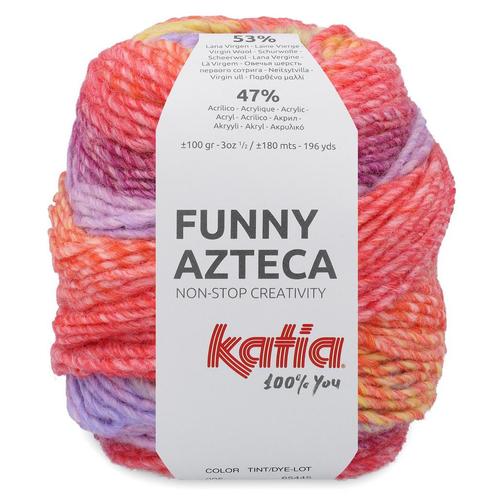 Katia Funny Azteca - 201 ondergaande zon - Wol/Acryl Garen, Hobby en Vrije tijd, Breien en Haken, Ophalen of Verzenden