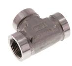 G 1 RVS T-stuk 160 Bar - Hydrauliek, Doe-het-zelf en Verbouw, Overige Doe-het-zelf en Verbouw, Verzenden, Nieuw