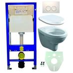 Geberit UP 100 +Trevi wc+zitting+ Delta 21 wit, Verzenden, Nieuw