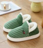 Groene winterse instappers met zachte voering, Sieraden, Tassen en Uiterlijk, Tassen | Damestassen, Verzenden, Nieuw