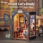 CUTEBEE DIY Book Nook Kit | Count Cat’s Study, Ophalen of Verzenden, Nieuw