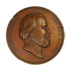 Nederland. Willem III. Historical Medal 1856 - unveiling of