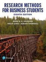 Research Methods for Business Students 9781292208787, Boeken, Zo goed als nieuw