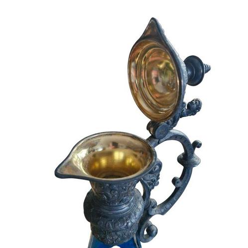 Karaf (2) - Glas, Metaal, Antiek en Kunst, Curiosa en Brocante