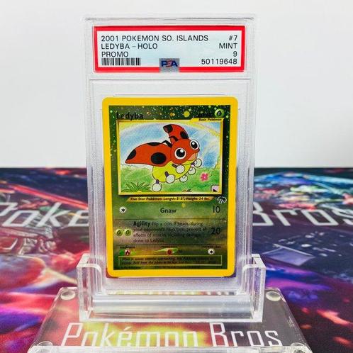 Pokémon Graded card - Ledyba Holo #7 - Southern Islands, Hobby en Vrije tijd, Verzamelkaartspellen | Pokémon