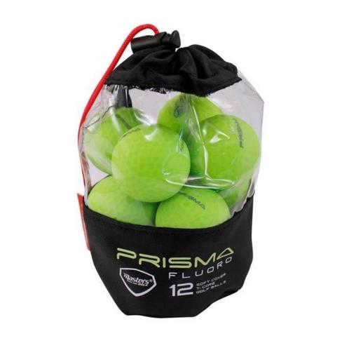 Masters Prisma Fluoro TI Golfballen Geel/Roze/Groen 12 stuks, Sport en Fitness, Golf, Bal(len), Nieuw, Overige merken, Verzenden