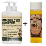 2x Ambachtscreme 450ml + 1x Ambachtskroon Vit. E huidolie, Verzenden, Nieuw