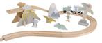 Tryco Houten Treinbaanset - Uitbreidingsset Dinos, Verzenden, Nieuw