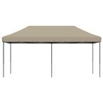 Partytent inklapbaar pop-up 580x292x315 cm taupe, Verzenden, Nieuw, 2 meter of meer, Partytent