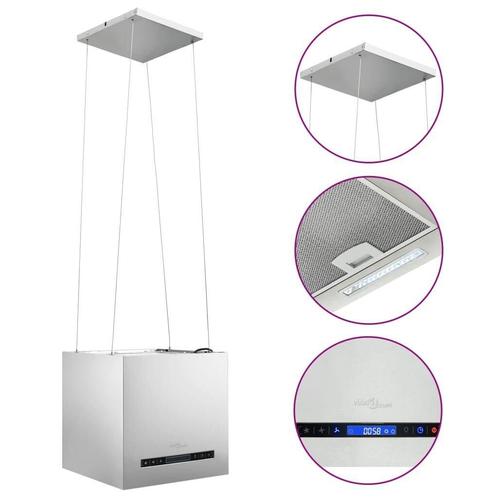 Afzuigkap 37cm RVS | Retourdeal | LCD, Aanraak | 41% Korting, Witgoed en Apparatuur, Afzuigkappen, Nieuw, Eilandschouwkap, Ophalen of Verzenden