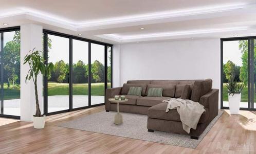 Hoekbank Almere - hoekbanken - Bruin, Huis en Inrichting, Banken | Sofa's en Chaises Longues, Nieuw, Stof