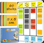 60 Scrum magneten 5x5cm voor whiteboard, Verzenden, Nieuw in verpakking