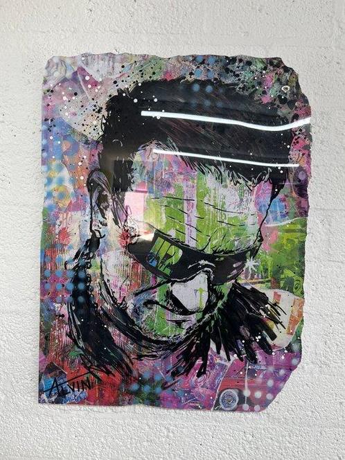 Alvin Silvrants (1979) - U2 - Bono - High Gloss Cutting edge, Antiek en Kunst, Kunst | Designobjecten