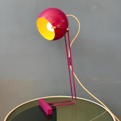 Playful Vintage Purple Pink Eyeball Desk Lamp, Huis en Inrichting, Lampen | Tafellampen, Nieuw, Ophalen of Verzenden