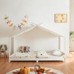 Kinderbed Brome huisbed 90x200 cm wit [en.casa], Verzenden, Nieuw
