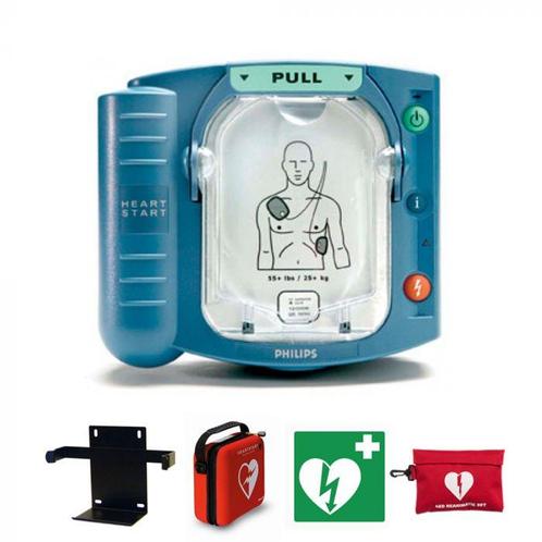 Philips HeartStart HS-1 AED + kast - Duits, Diversen, Verpleegmiddelen, Ophalen of Verzenden