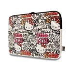 Hello Kitty Laptoptas voor 14 inch Laptops - Tags graffiti, Computers en Software, Verzenden, 14 inch, Nieuw, Aktetas