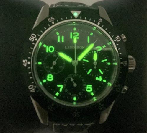 Landeron - Chronographe Tri-Compax - Heren - 2020+, Sieraden, Tassen en Uiterlijk, Horloges | Heren