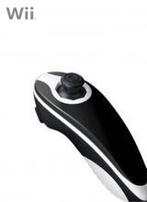 MarioWii.nl: Bigben Nunchuk LX Zwart met Wit Lelijk Eendje, Spelcomputers en Games, Spelcomputers | Nintendo Wii, Ophalen of Verzenden