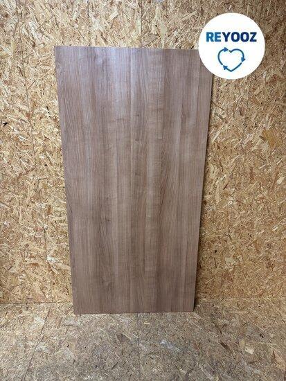Melamine bureaublad - 160x80cm - bruin eiken - tweedehands, Zakelijke goederen, Kantoor en Winkelinrichting | Kantoormeubilair en Inrichting
