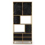Vakkenkast Mangohout Fingula 90 cm, Huis en Inrichting, Kasten | Boekenkasten, Nieuw, 50 tot 100 cm, Industriële meubels, 25 tot 50 cm