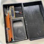 Japanese Calligraphy Set — 5 Brushes, Ink, and Koshu