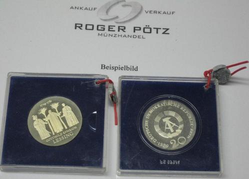 1979 Ddr 20 Mark Gotthold Ephraim Lessing polierte Platte..., Postzegels en Munten, Munten | Europa | Niet-Euromunten, Verzenden