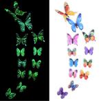Glow in the Dark Vlinders - 12 Stuks - Lichtgevende, Huis en Inrichting, Woonaccessoires | Overige, Verzenden, Nieuw