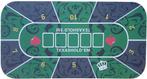 Pokerkleed 180x90 cm – Groen Neopreen | HOT Games -, Hobby en Vrije tijd, Gezelschapsspellen | Kaartspellen, Verzenden, Nieuw