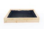 Multifunctionele Houten Kweekbak - 80x80x20 cm - Ideaal v..., Tuin en Terras, Bloembakken en Plantenbakken, Minder dan 30 cm, Vierkant