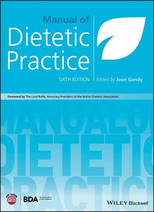 9781119235927 Manual of Dietetic Practice | Tweedehands, Boeken, Gezondheid, Dieet en Voeding, Zo goed als nieuw, Verzenden