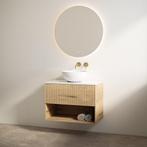 Badmeubelset Best Design Rigatti 78 cm Halifax + Glans Wit, Ophalen of Verzenden, Nieuw, Bad