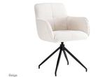 Criks Design Draaibare Eetkamerstoel Charly - Beige -, Verzenden, Nieuw