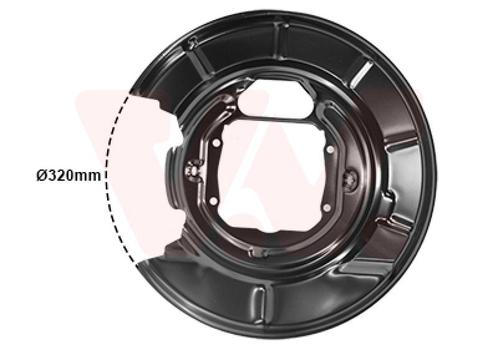 REMSCHIJF BESCHERMER VOOR BMW 5 E39 1995-2000 34211162774, Auto-onderdelen, Remmen en Aandrijving, Nieuw, Ophalen of Verzenden